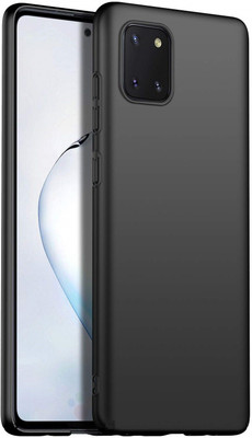 Phone Back Cover Bumper Case for Samsung Galaxy Note10 Lite(Black, Grip Case, Pack of: 1)