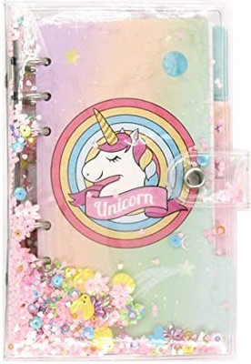 Giftshub Transparent Sequin A5 Diary Yes 100 Pages(Multicolor)