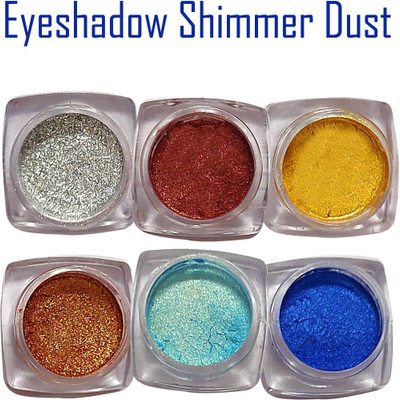 VOZWA Eyeshadow Shining Shimmer Dust (maroon + navyblue + golden + blue + silver + copper) 6 g(maroon + navyblue + golden + blue + silver + copper) VOZWA Eyeshadow Shining Shimmer Dust (maroon + navyblue + golden + blue + silver + copper) 6 g(maroon + navyblue + golden + blue + silver + copper)