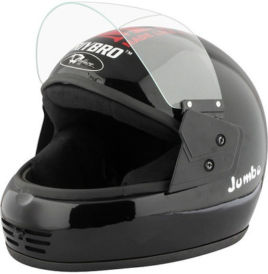 Riybro Full Face ISI Marked with Adjustable strap fro Men & Women Bike & Scooty Riding Motorbike Helmet(Black,Red)