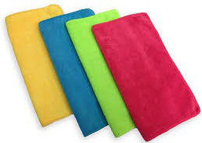 Manu Hut Microfiber Multipurpose Cleaning Cloth Wet and Dry Microfiber Cleaning Cloth(4 Units)