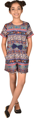 chuppan chupai Printed Girls Jumpsuit