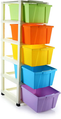 MAHADEV ENTERPRISE Shelf Organizers(Multicolor, Plastic)