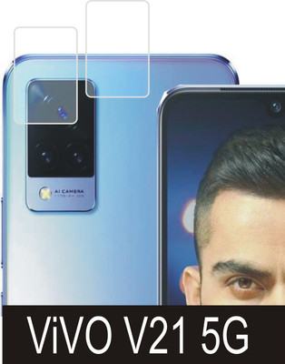 DESIBUZZ Back Camera Lens Glass Protector for Vivo V21 5G(Pack of: 2)