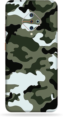 OggyBaba Vivo S1 Pro Mobile Skin(Winter Camouflage Multicolor Skin With Ultra Matte Finish)