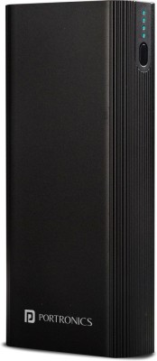 Portronics 20000 mAh 22.5 W Power Bank(Black, Lithium Polymer, Fast Charging for Mobile)