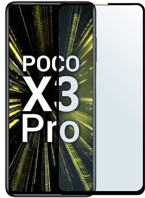 GDBUY Edge To Edge Tempered Glass for Poco X3 Pro(Pack of 1)