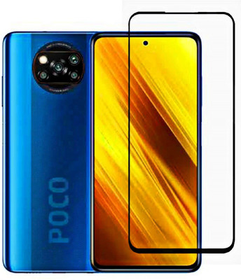 GDBUY Edge To Edge Tempered Glass for Poco X3(Pack of 1)