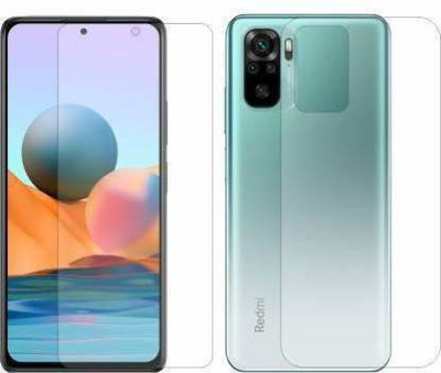 SOLIVAGANT Front and Back Tempered Glass for Mi Note 10s(Pack of 2)