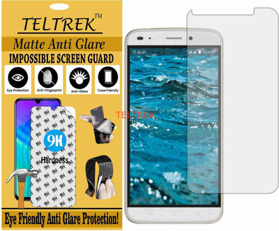 TELTREK Tempered Glass Guard for RELIANCE JIO LYF WATER 9 (Matte Flexible Shatterproof)(Pack of 1)