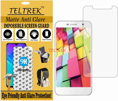TELTREK Tempered Glass Guard for INTEX 4G PLUS (Matte Flexible Shatterproof)(Pack of 1)