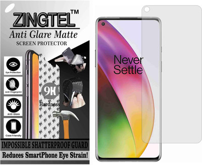 ZINGTEL Tempered Glass Guard for ONE PLUS 8T PLUS 5G (Matte Flexible Shatterproof)(Pack of 1)