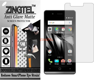 ZINGTEL Tempered Glass Guard for MICROMAX Q381 (Matte Flexible Shatterproof)(Pack of 1)