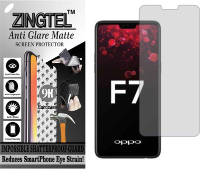 ZINGTEL Tempered Glass Guard for OPPO F7 CRICKET LIMITED EDITION (Matte Flexible Shatterproof)(Pack of 1)
