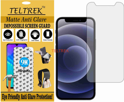 TELTREK Tempered Glass Guard for APPLE IPHONE 12 MINI (Matte Flexible Shatterproof)(Pack of 1)