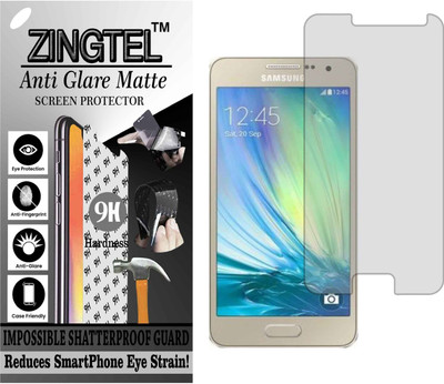 ZINGTEL Tempered Glass Guard for SAMSUNG GALAXY A3 (Matte Flexible Shatterproof)(Pack of 1)
