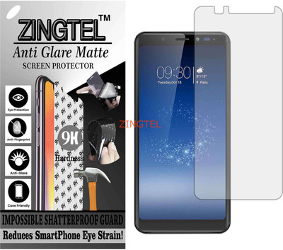 ZINGTEL Tempered Glass Guard for MICROMAX CANVAS INFINITY HS2 (Matte Flexible Shatterproof)(Pack of 1)