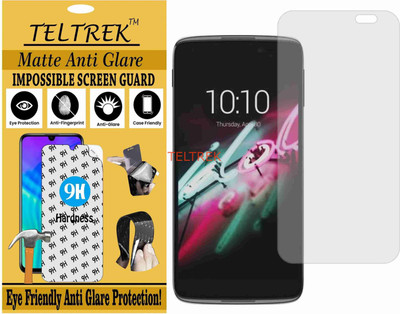 TELTREK Tempered Glass Guard for ALCATEL IDOL 3C (Matte Flexible Shatterproof)(Pack of 1)