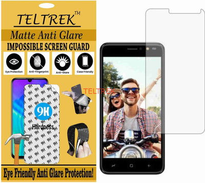 TELTREK Tempered Glass Guard for INTEX AQUA LIONS X1 PLUS (Matte Flexible Shatterproof)(Pack of 1)