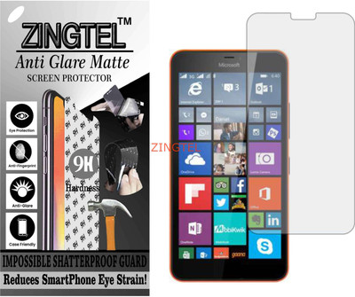 ZINGTEL Tempered Glass Guard for MICROSOFT LUMIA 640 XL LTE DUAL SIM (Matte Flexible Shatterproof)(Pack of 1)