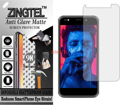 ZINGTEL Tempered Glass Guard for MICROMAX SELFIE 3 E460 (Matte Flexible Shatterproof)(Pack of 1)