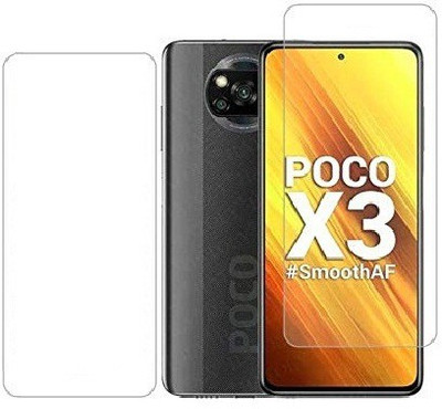 Vastu Art Tempered Glass Guard for Poco X3(Pack of 2)