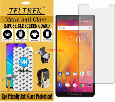 TELTREK Tempered Glass Guard for BLACKBERRY EVOLVE X (Matte Flexible Shatterproof)(Pack of 1)