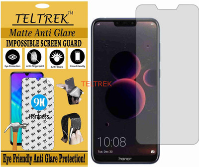 TELTREK Tempered Glass Guard for HUAWEI HONOR 8C (Matte Flexible Shatterproof)(Pack of 1)