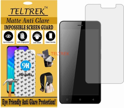 TELTREK Tempered Glass Guard for GIONEE PIONEER P5W (Matte Flexible Shatterproof)(Pack of 1)