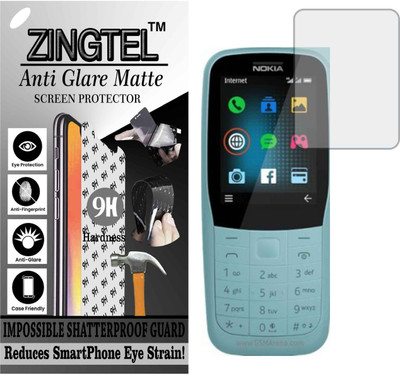 ZINGTEL Tempered Glass Guard for NOKIA 220 4G (Matte Flexible Shatterproof)(Pack of 1)