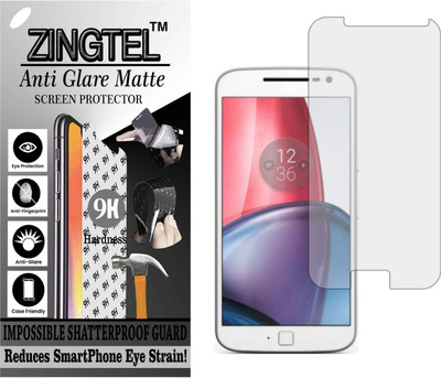 ZINGTEL Tempered Glass Guard for MOTOROLA MOTO G4 PLUS (Matte Flexible Shatterproof)(Pack of 1)
