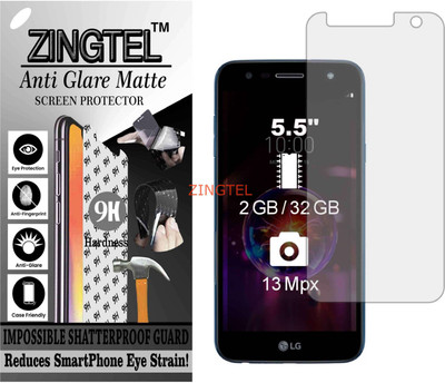 ZINGTEL Tempered Glass Guard for LG X5 - 2018 (Matte Flexible Shatterproof)(Pack of 1)