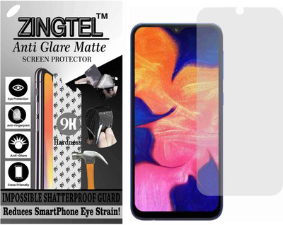 ZINGTEL Tempered Glass Guard for SAMSUNG A10 E (Matte Flexible Shatterproof)(Pack of 1)