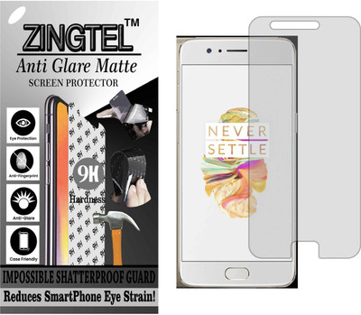 ZINGTEL Tempered Glass Guard for ONE PLUS 5 (Matte Flexible Shatterproof)(Pack of 1)
