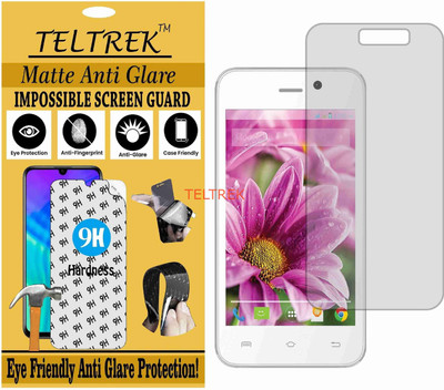 TELTREK Tempered Glass Guard for LAVA IRIS X1 ATOM (Matte Flexible Shatterproof)(Pack of 1)