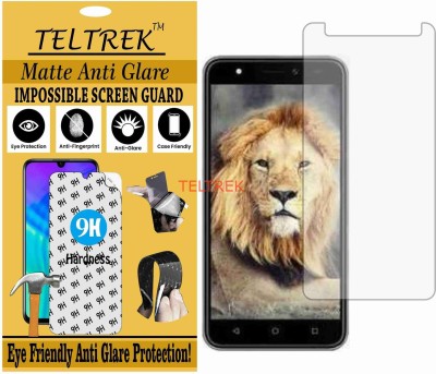 TELTREK Tempered Glass Guard for INTEX AQUA LIONS T1 (Matte Flexible Shatterproof)(Pack of 1)
