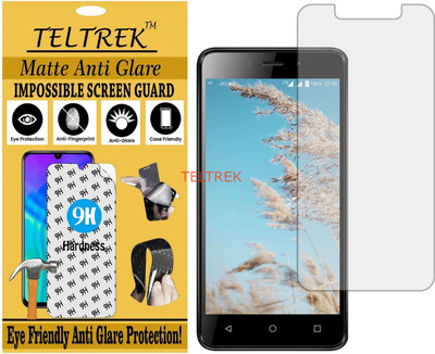 TELTREK Tempered Glass Guard for JIO LYF WIND 6 (Matte Flexible Shatterproof)(Pack of 1)