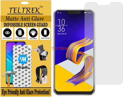 TELTREK Tempered Glass Guard for ASUS ZENFONE 5Z (ZS621KL) (Matte Flexible Shatterproof)(Pack of 1)