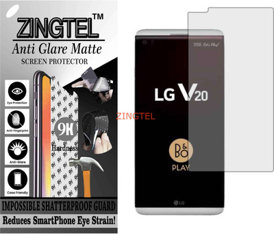 ZINGTEL Tempered Glass Guard for LG H990DS (V20) (Matte Flexible Shatterproof)(Pack of 1)