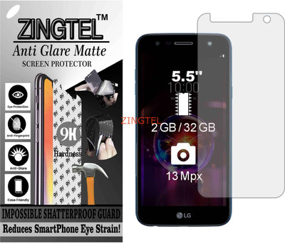 ZINGTEL Tempered Glass Guard for LG X POWER 2 (Matte Flexible Shatterproof)(Pack of 1)