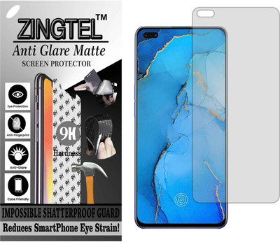 ZINGTEL Tempered Glass Guard for OPPO CPH2035 (RENO3 PRO) (Matte Flexible Shatterproof)(Pack of 1)
