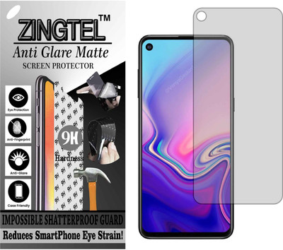 ZINGTEL Tempered Glass Guard for SAMSUNG GALAXY A8S (Matte Flexible Shatterproof)(Pack of 1)