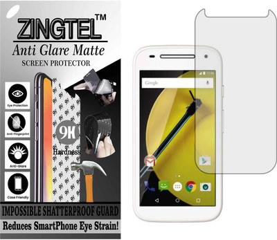 ZINGTEL Tempered Glass Guard for MOTOROLA E2 (Matte Flexible Shatterproof)(Pack of 1)