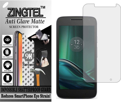 ZINGTEL Tempered Glass Guard for MOTO G4 PLAY 4TH GEN (Matte Flexible Shatterproof)(Pack of 1)