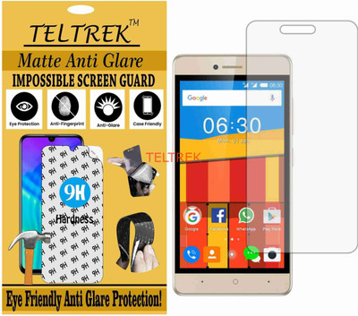 TELTREK Tempered Glass Guard for ITEL POWER PRO P41 (Matte Flexible Shatterproof)(Pack of 1)