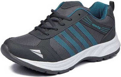 Elevarse Stylish Sports & Running Walking Shoes For Men's & Boys Running Shoes For Women(Grey, Blue , 6)