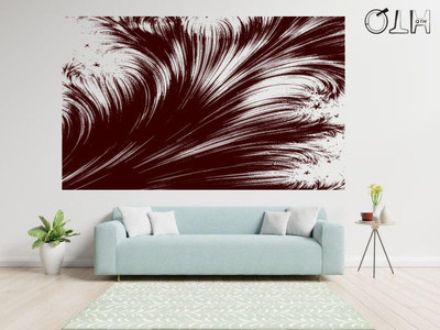 Digi2cart 50 cm Brown Tree Sticker Self Adhesive Sticker(Pack of 1)