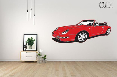 Digi2cart 50 cm Suoer Car Art Sticker Self Adhesive Sticker(Pack of 1)