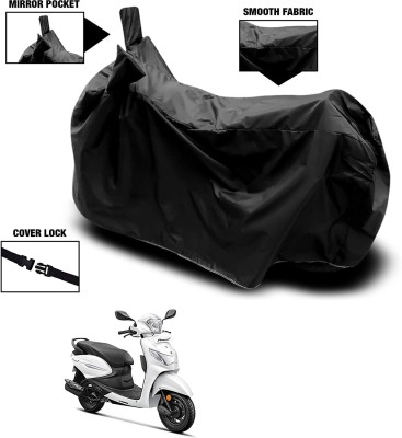 KEDIT Waterproof Two Wheeler Cover for Hero(Pleasure, Black)