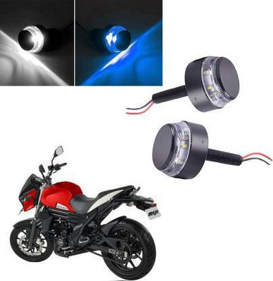 QZ DEVICE PZBLUEHANDLEBAR2PCS0277::HERO::HONDA::YAMAHA::SUZUKI::BAJAJ Bike Handlebar Weights(2 Blue, White)